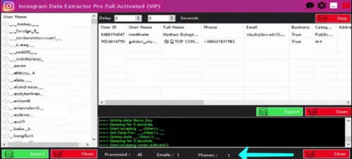 Product picture INSTAGRAM DATA Extractor Pro V3.0 FULL ACTIVATED